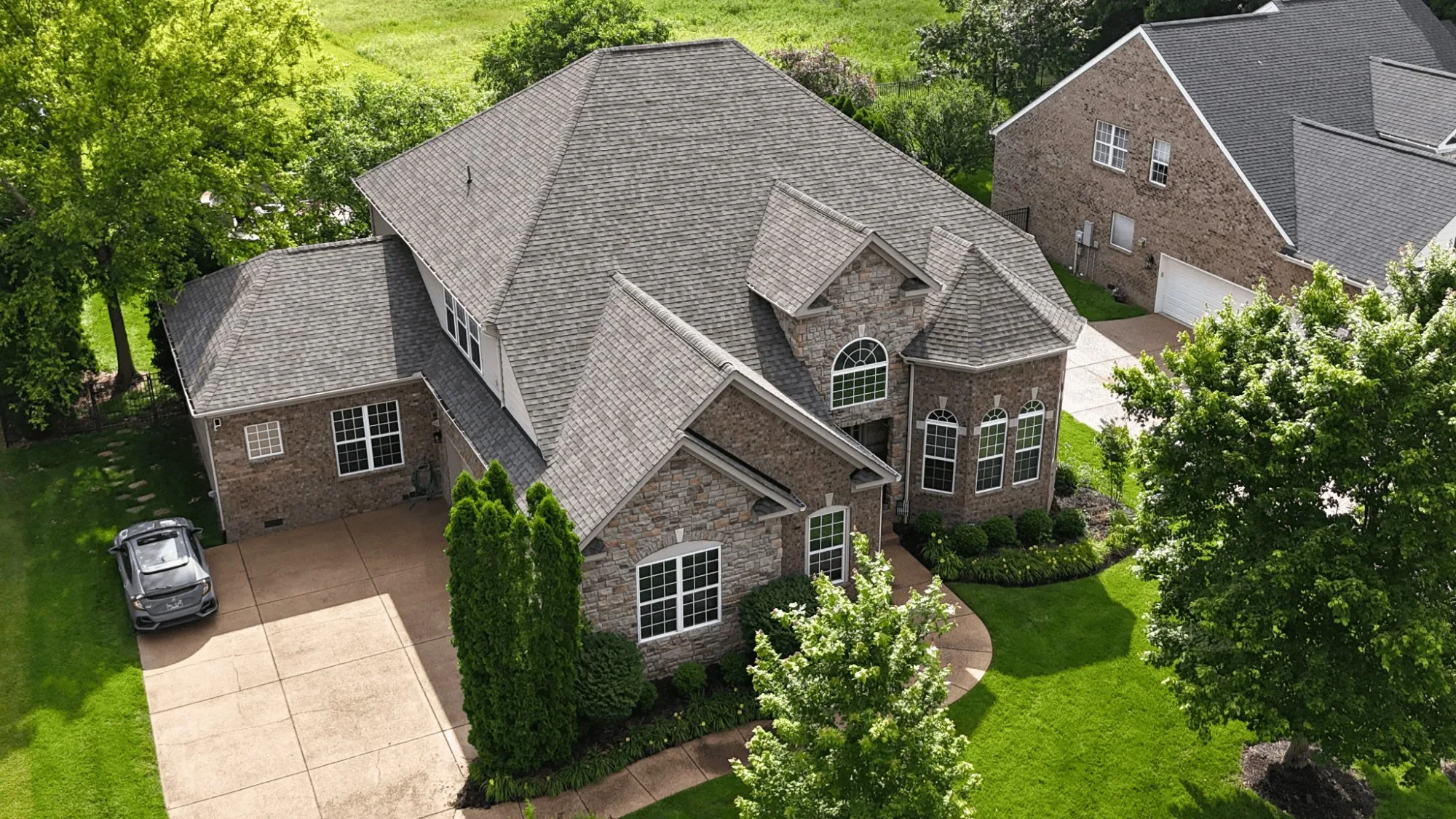 Professional roof installation